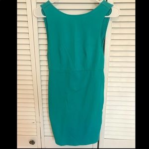 Teal blue forever 21 bodycon dress